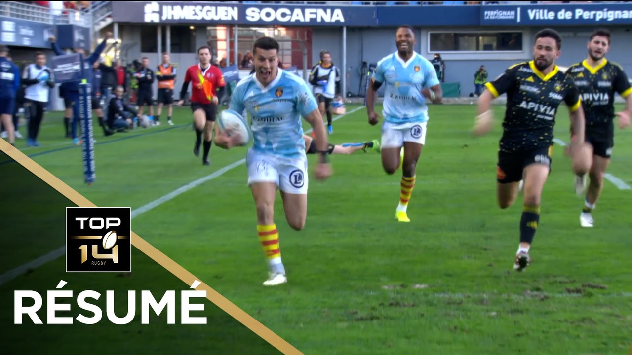 TOP 14 Saison 2023-2024 J16 - Résumé USA Perpignan - Stade Rochelais