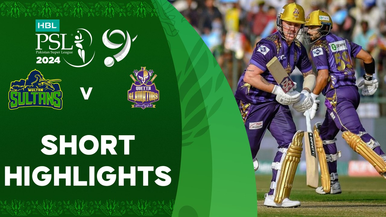 Short Highlights | Multan Sultans vs Quetta Gladiators | Match 11 | HBL PSL 9 | M1Z2U  #MSvQG | #HBLPSL9 | #KhulKeKhel