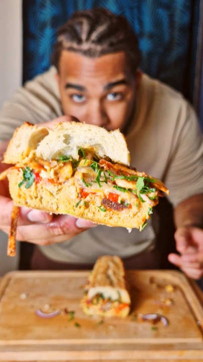 Qui en veut ?! #sandwich #crispy #recette #chef #food