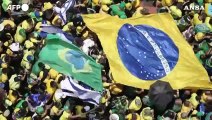 Brasile, in migliaia a San Paolo per Bolsonaro