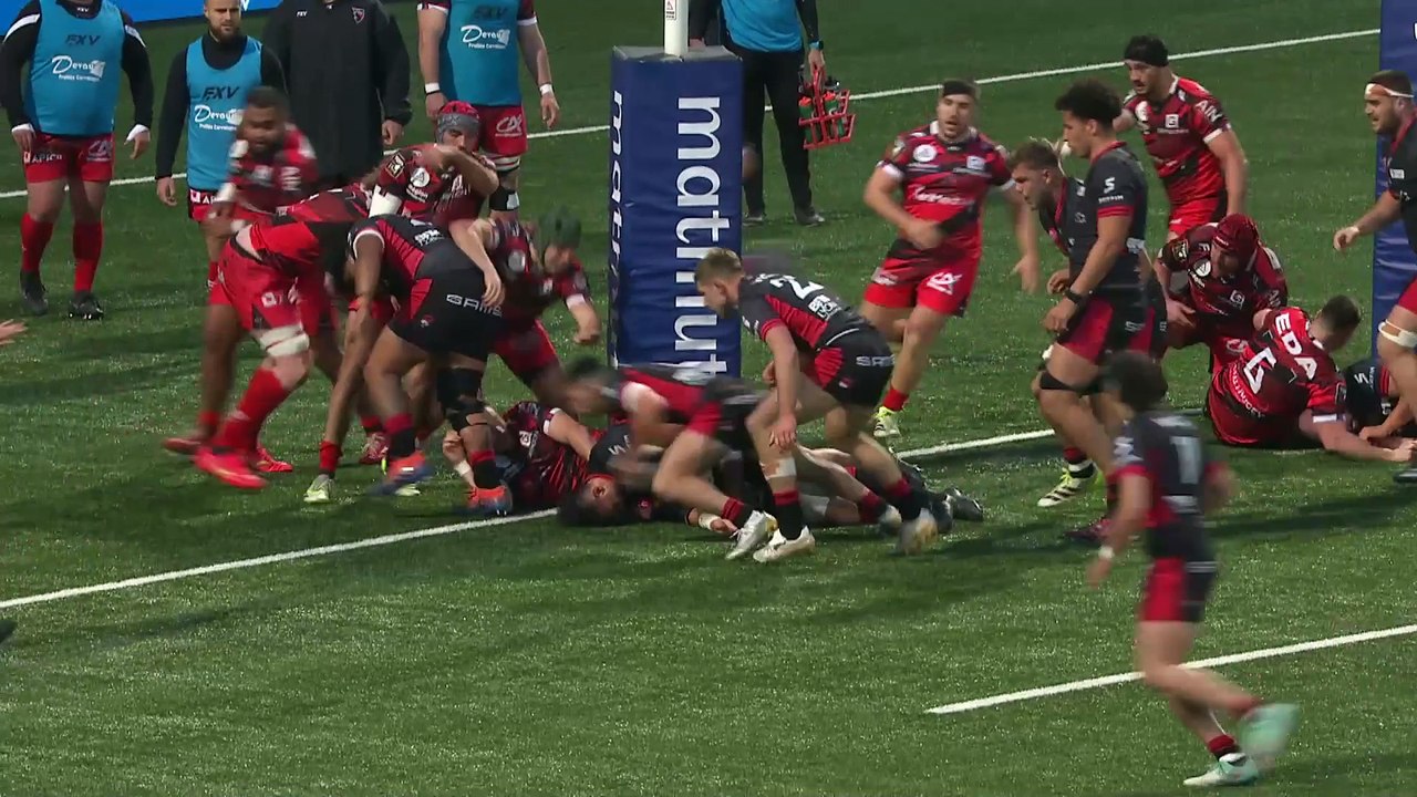 TOP 14 - Essai de Baptiste COUILLOUD (LOU) - LOU Rugby - Oyonnax Rugby