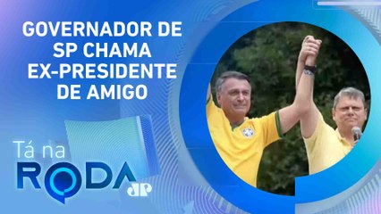 TARCÍSIO DE FREITAS fala sobre ALIANÇA COM BOLSONARO durante discurso | TÁ NA RODA
