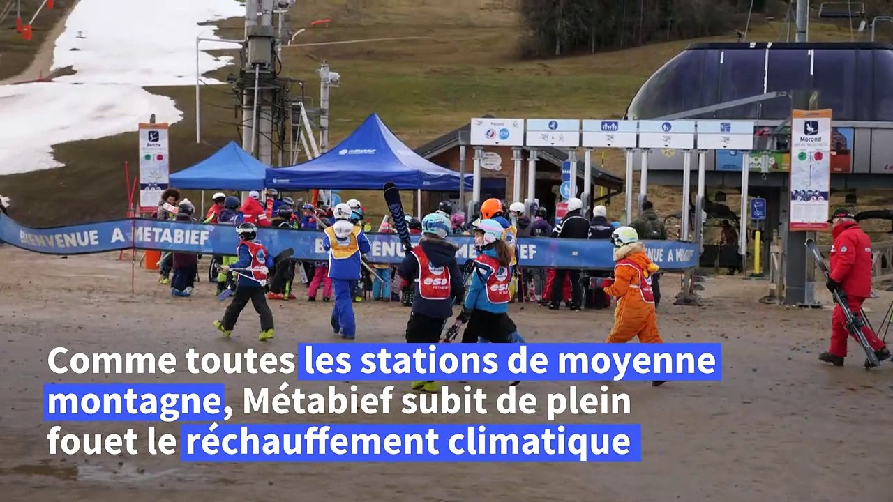 Dans le Jura, Métabief, station "pionnière" face au changement climatique