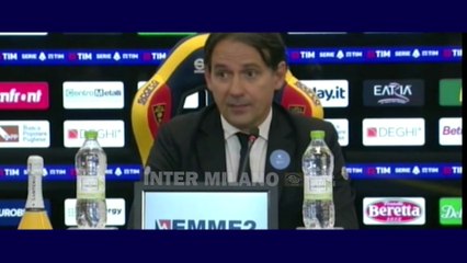 Télécharger la video: Lecce-Inter 0-4 * Simone Inzaghi: Cambiato tanti giocatori, ma i principi rimangono uguali.