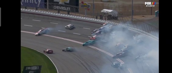 NASCAR Cup Series 2024 Atlanta Race Start Big One