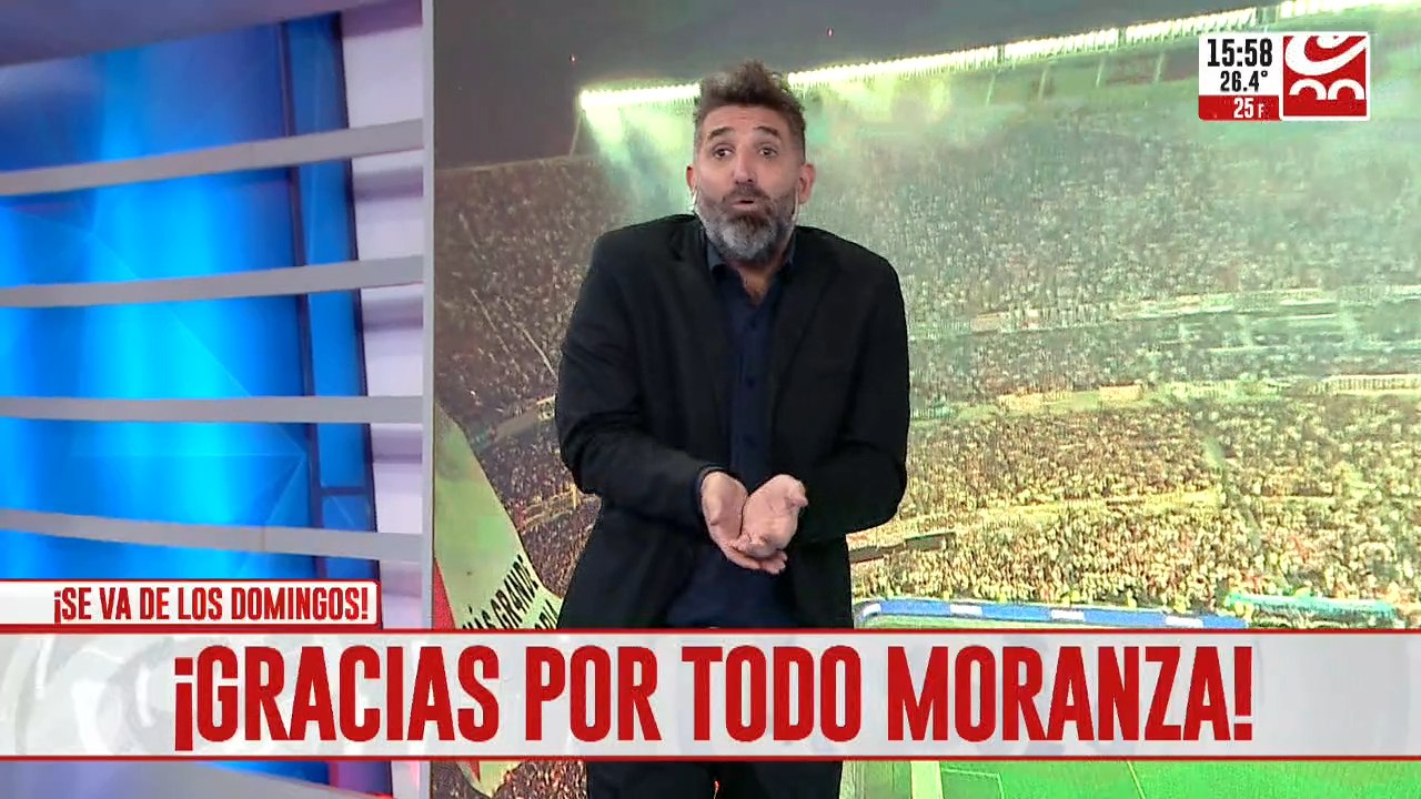 Moranzoni se despide del programa de los domingos: "Sigo en la semana"