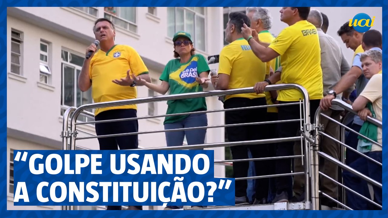 Bolsonaro questiona: "Golpe usando a constituição?"