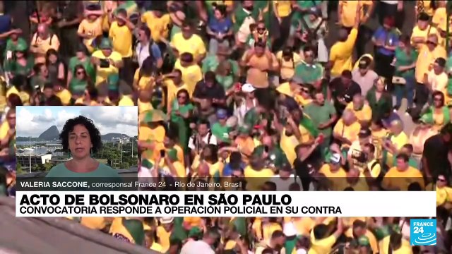 Informe desde Río de Janeiro: miles de seguidores de Jair Bolsonaro se reunieron en São Paulo