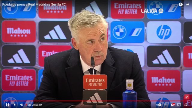 REAL MADRID 1 - SEVILLA 0 | ANCELOTTI, rueda de prensa post partido