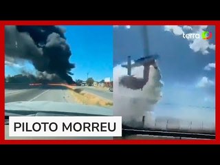 Avião que combatia incêndio bate em poste e explode no Chile