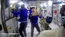 Watch China's Shenzhou 17 Crew Eat and Work From The Tiangong Space Station