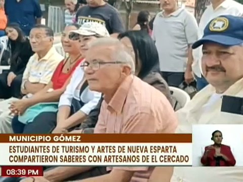 Maestro Alberto Beto Valderrama es homenajeado por estudiantes de UNATUR y UNEARTE en Nueva Esparta