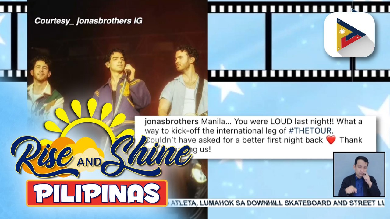 TALK BIZ | International boy band na Jonas Brothers, todo enjoy sa kanilang muling pagbisita sa bansa!