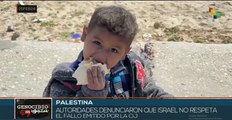 Más de 50 mil palestinos sufren de hambruna durante el conflicto