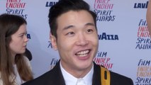 Joel Kim Booster Shares His Thoughts on Artificial Intelligence at the Spirit Awards 2024 | THR Video