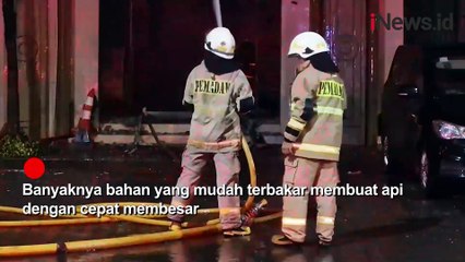 Kebakaran Ruko 4 Lantai di Cengkareng Jakbar, Penyebab Masih Diselidiki