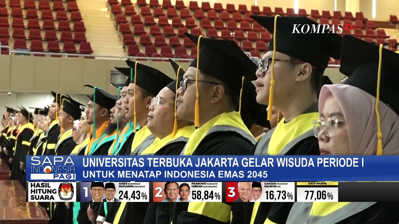 Universitas Terbuka Jakarta Luluskan 3.068 Wisudawan Periode Pertama di Tahun 2024
