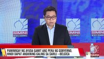 Belgica kay Speaker Romualdez: Pamimigay ng ayuda gamit ang pera ng gobyerno, hindi dapat angkining galing sa sarili
