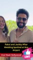 Newlyweds! Rakul and Jackky Spotted at Goa Airport Viral Masti Bollywood