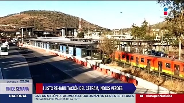 Obra en Indios Verdes para mejorar la movilidad en la CDMX | Imagen Noticias Fin de Semana