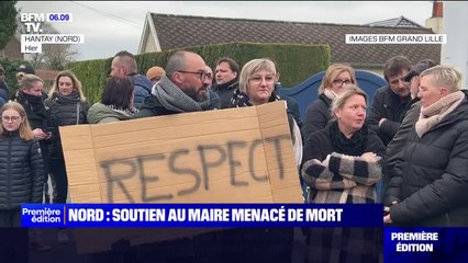 Un village du Nord se rassemble pour soutenir leur maire menacé de mort
