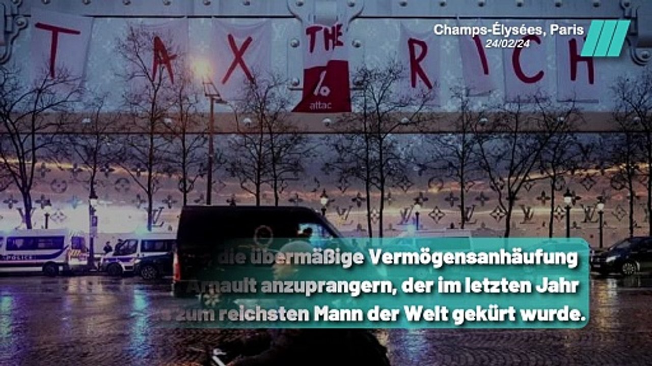 Attac Aktion: Sozialist gegen französischen Erfolg