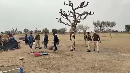 नागौर के इस गांव में महिला का धारदार ह​थियार से काट दिया गला