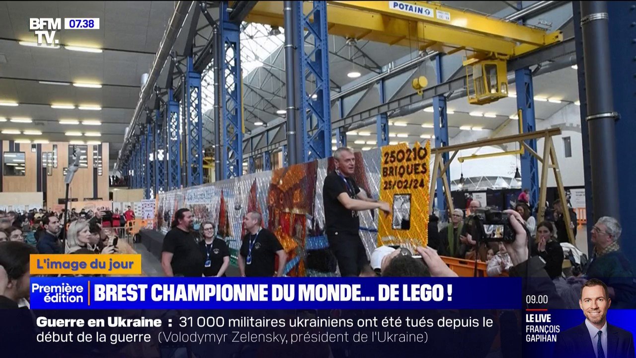 Brest revendique la plus grande construction en Lego au monde, avec près de 250.000 pièces