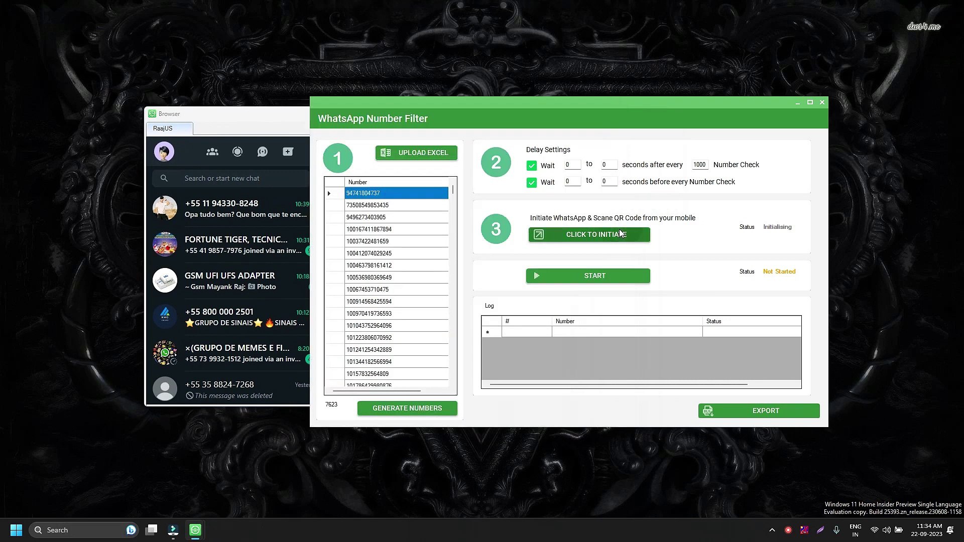 ⁣How To WhatsApp Number Filter
