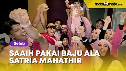 Pakai Baju Ala Satria Mahathir, Saaih Halilintar Dirujak Warganet: Enggak Ganteng Banyak Gaya