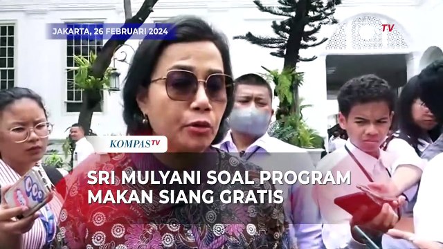 Menkeu Sri Mulyani Buka Suara soal Program Makan Siang Gratis Prabowo-Gibran