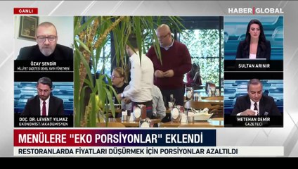 Menülere ''Eko porsiyonlar'' eklendi: ''Az yiyin kardeşim demenin kibar hali gibi''