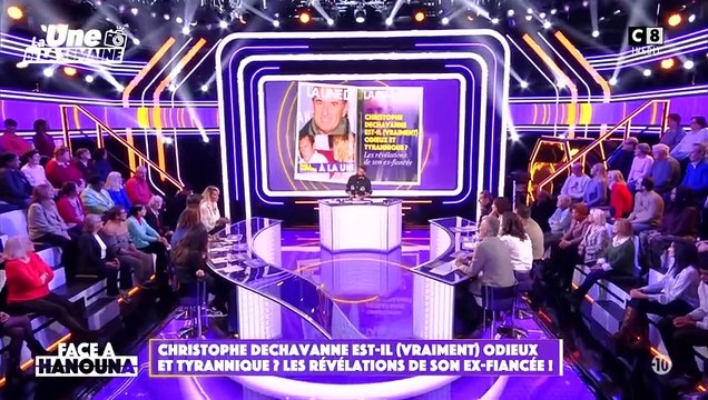 Une ex de Christophe Dechachavanne s'en prend à l'animateur dans Face à Hanouna , sur C8