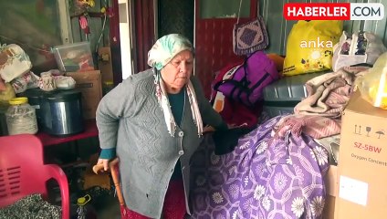 Depremde zarar gören evde yaşam mücadelesi