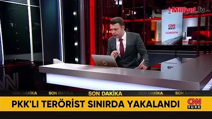 PKK'lı terörist MİT'in istihbaratı sayesinde sınırda yakalandı