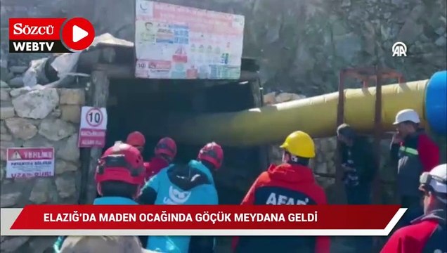Palu'da maden ocağında göçük meydana geldi