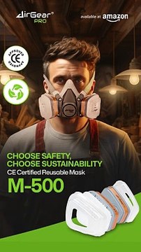 CE Certified Sustainable Mask | Social Media Post Animation | Air Gear Pro