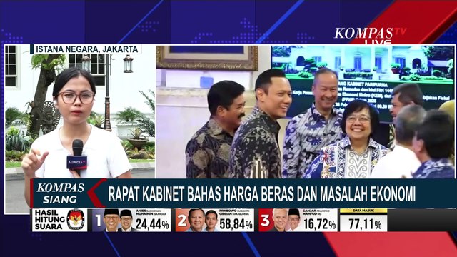 Momen Rapat Kabinet Jokowi Bahas Masalah Ekonomi Indonesia, Juga Program Presiden Terpilih 2024?
