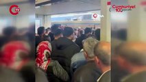Yenikapı-Atatürk metrosunda arıza: Yürüyen merdiven ters yöne hareket etti