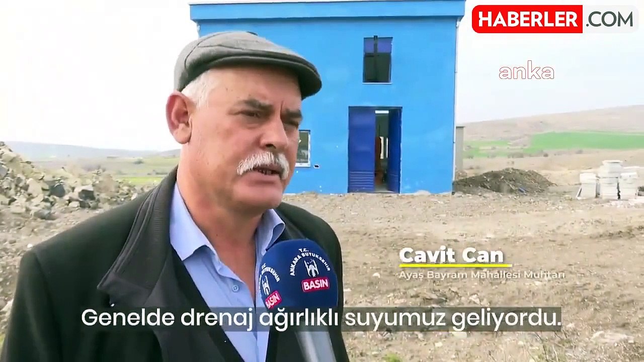 Ayaş Bayram Mahallesi İçme Suyuna Kavuştu