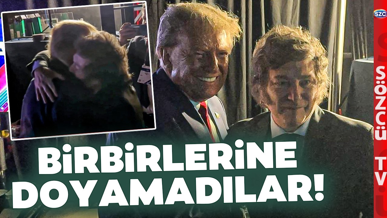 Trump ve Arjantin Lideri Milei Birbirlerine Sarılmaya Doyamadı! Şaşkına Çeviren Anlar