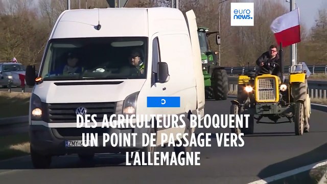 Des agriculteurs polonais ont bloqué dimanche un important poste-frontière avec l'Allemagne