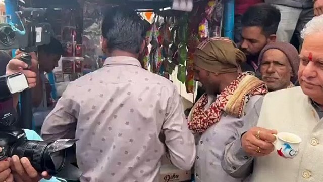 VIDEO : अचानक चाय की थड़ी देखकर रुके राजस्थान सीएम भजनलाल शर्मा, और फिर...