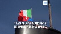 7 pays de l'OTAN entament des manoeuvres sous-marine près de la Sicile