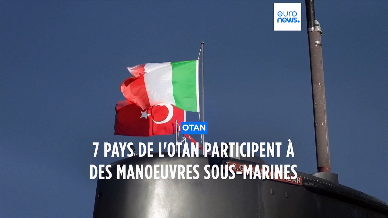 7 pays de l'OTAN entament des manoeuvres sous-m...