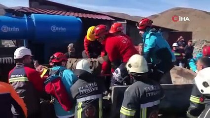 Elazığ'daki krom madenindeki göçükten tüm işçiler kurtarıldı