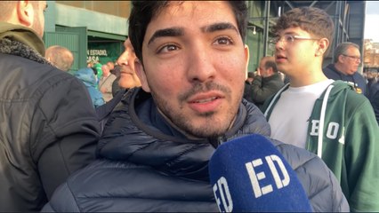 La afición del Betis sonríe, sin olvidar Europa