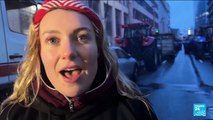 Protesting farmers jam Brussels with tractors as ministers meet