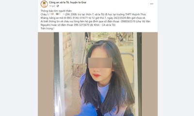 Đã tìm thấy nữ sinh 16 tuổi nhắn tin “Cứu con với” rồi mất tích