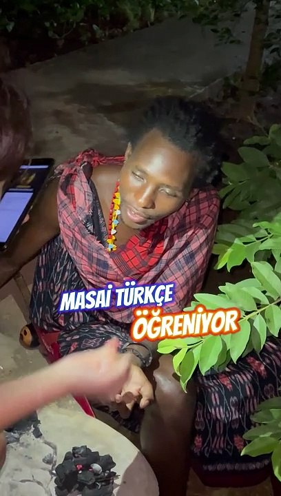 Masai Kabilesinden Arkadaşımız Türkçe Öğreniyor
